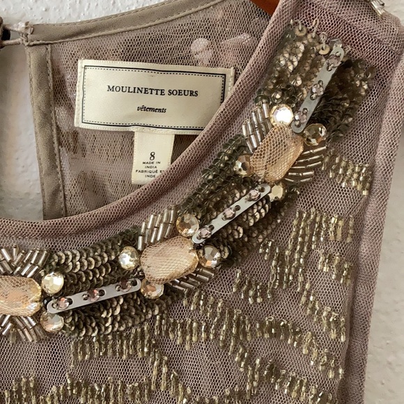 Anthropologie Moulinette Souers beaded Dress - Picture 3 of 11